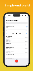 اسکرین شات 4 برنامه iVoice - OS 17 Voice Memos