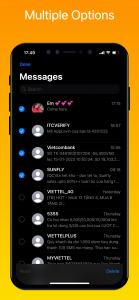 اسکرین شات برنامه Messages iOS 16 6