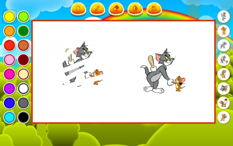اسکرین شات بازی نقاشی با تام و جری 4