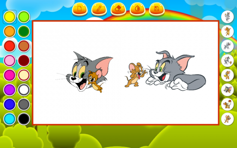 اسکرین شات بازی نقاشی با تام و جری 3