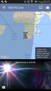 اسکرین شات برنامه ISS Live Now: View Earth Live 4