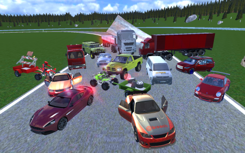 اسکرین شات بازی Free Car Driving Simulator 1