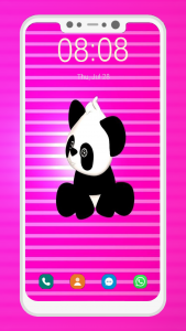 اسکرین شات برنامه Cute Panda Wallpaper 7