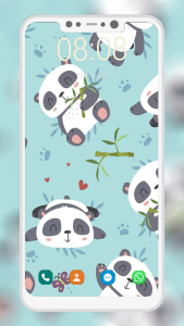 اسکرین شات برنامه Cute Panda Wallpaper 8