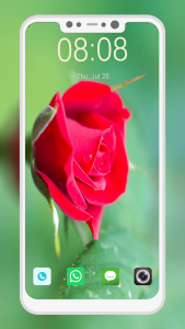 اسکرین شات برنامه Rose Wallpapers 2