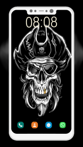 اسکرین شات برنامه Skull Wallpaper 3