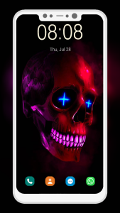 اسکرین شات برنامه Skull Wallpaper 2