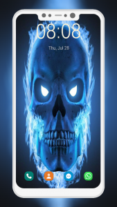 اسکرین شات برنامه Skull Wallpaper 6