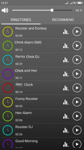 اسکرین شات 2 برنامه Funny Alarm Clock Ringtones
