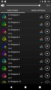 اسکرین شات برنامه Loud DJ Ringtones 2