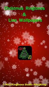 اسکرین شات برنامه Christmas Ringtones & Live Wallpapers 1