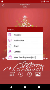 اسکرین شات 3 برنامه Christmas Ringtones Wallpapers