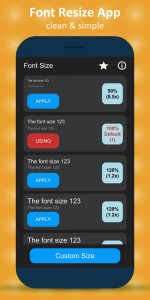اسکرین شات 1 برنامه Small Font Size