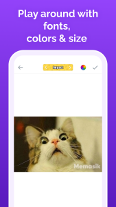 اسکرین شات 3 برنامه Memasik - Meme Maker