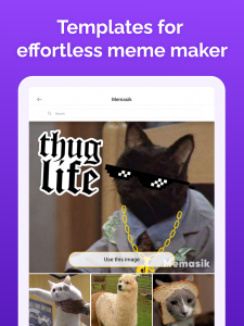 اسکرین شات برنامه Memasik - Meme Maker 2