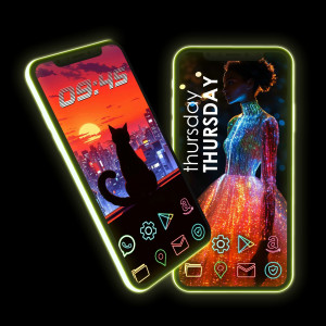 اسکرین شات 5 برنامه Neon Icon Pack
