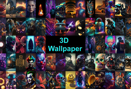 اسکرین شات برنامه 3D Themes, 3D Wallpapers 1