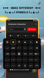 اسکرین شات برنامه Nickname in Style Nickname Generator for Free F 4