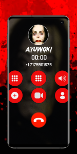 اسکرین شات برنامه Ayuwoki Scary Video Call 3 AM 2