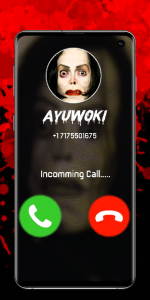 اسکرین شات برنامه Ayuwoki Scary Video Call 3 AM 3