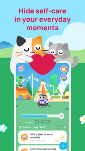 اسکرین شات 2 برنامه Catzy: Self-Care Journey