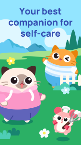 اسکرین شات 1 برنامه Catzy: Self-Care Journey