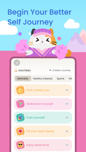 اسکرین شات 3 برنامه Catzy: Self-Care Journey