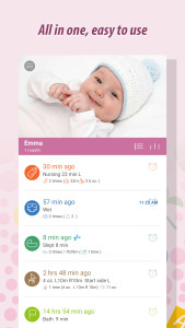 اسکرین شات 1 برنامه Baby Tracker - Newborn Log