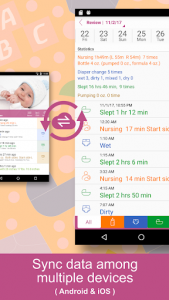 اسکرین شات برنامه Baby Tracker - Newborn Feeding, Diaper, Sleep Log 2