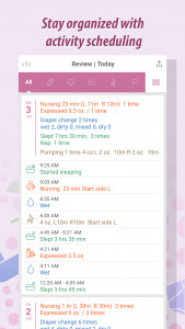 اسکرین شات 2 برنامه Baby Tracker - Newborn Log