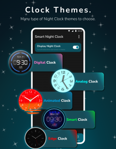 اسکرین شات برنامه Digital Clock: Night Clock 3