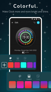 اسکرین شات برنامه Digital Clock: Night Clock 6