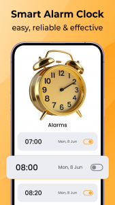 اسکرین شات برنامه Smart Alarm Clock App 1