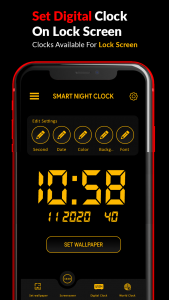 اسکرین شات برنامه Alarm Clock: Smart Night Watch 2