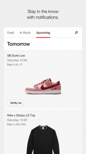 اسکرین شات برنامه Nike SNKRS: Find & Buy The Latest Sneaker Releases 2