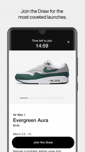 اسکرین شات برنامه Nike SNKRS: Shoes & Streetwear 3