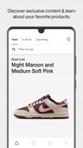 اسکرین شات برنامه Nike SNKRS: Shoes & Streetwear 2