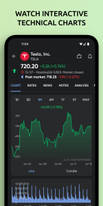 اسکرین شات برنامه Stock Market Live - Stoxy 6