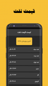 اسکرین شات 6 برنامه ‏‏گلدیفای - نرخ ارز ، طلا و سکه