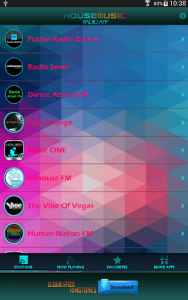 اسکرین شات برنامه House Music Radio App 2