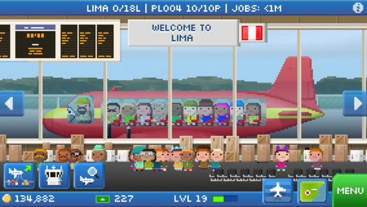 اسکرین شات بازی Pocket Planes: Airline Tycoon 1