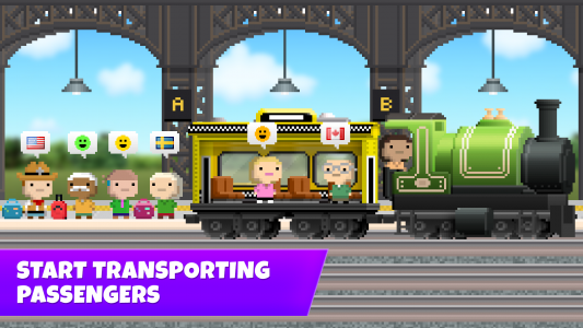 اسکرین شات بازی Pocket Trains: Railroad Tycoon 1