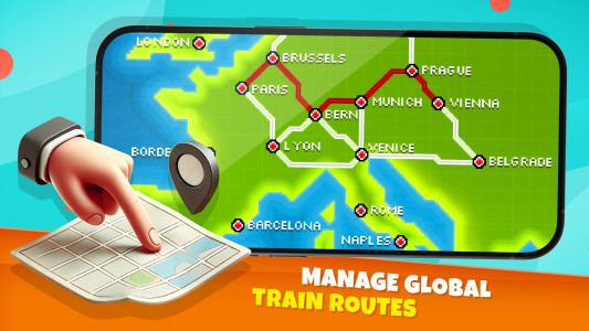 اسکرین شات 2 بازی Pocket Trains: Railroad Tycoon