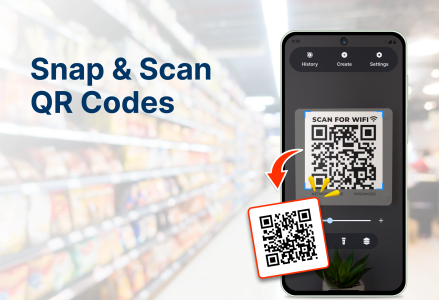 اسکرین شات 1 برنامه QR Code & Barcode Scanner
