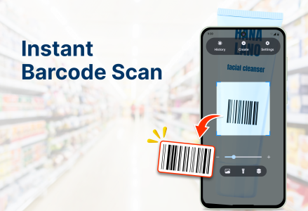 اسکرین شات 2 برنامه QR Code & Barcode Scanner