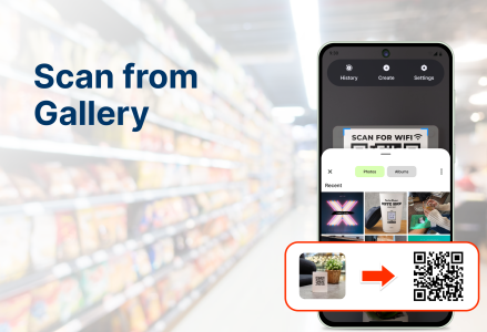 اسکرین شات 4 برنامه QR Code & Barcode Scanner