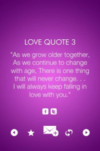 اسکرین شات برنامه Love and Romance Quotes 3
