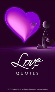 اسکرین شات برنامه Love and Romance Quotes 2