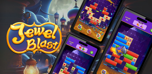 اسکرین شات 2 بازی Jewel Blast : Sliding Puzzle