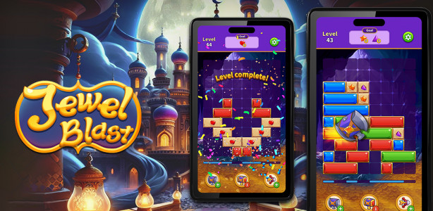 اسکرین شات 1 بازی Jewel Blast : Sliding Puzzle